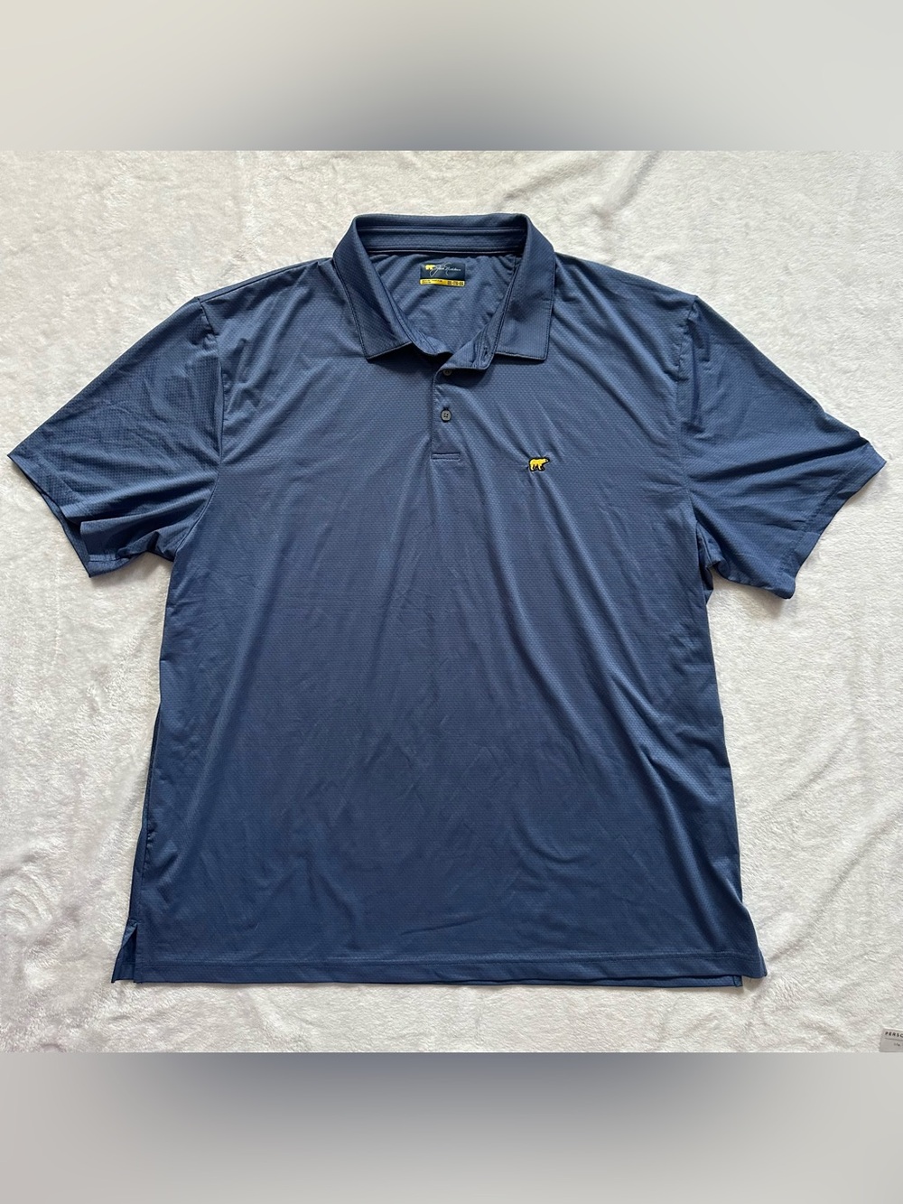 Jack Nicklaus Mens Golf Polo Performance Wear Blue XXL Short Sleeve Athletic